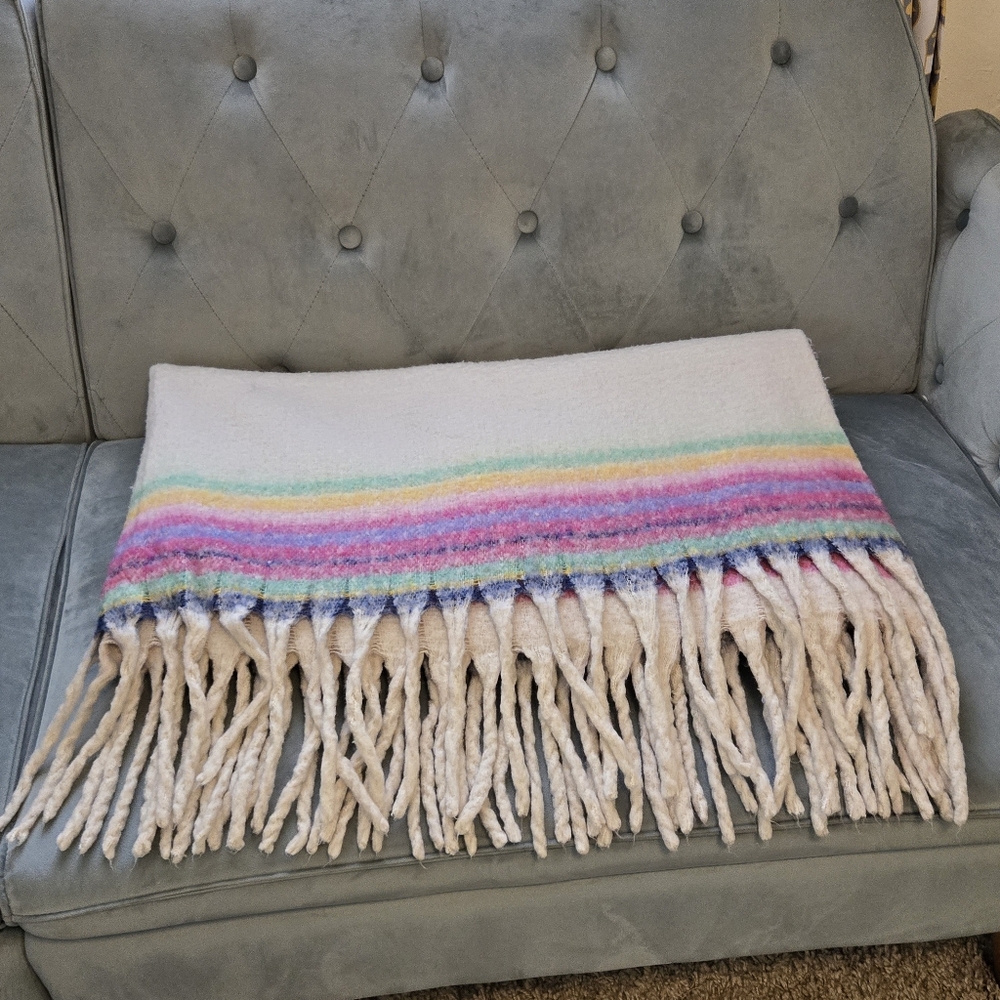 Free People Fringe Throw Blanket